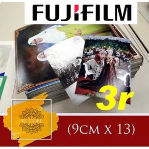 Cetak foto 3r 4r 5r digital lab kertas fujifilm asli