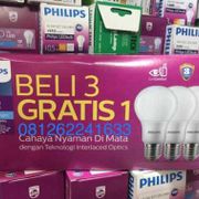 Lampu Led Bulb Bohlam Philips 8W Paket Mycare Pack 8W Multipack