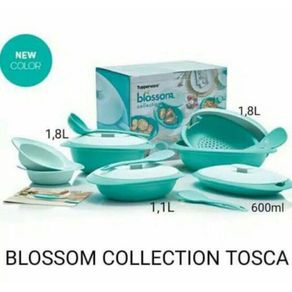 blossom collection set tupperware / tempat penyajian makanan tupperware / set alat meja makan