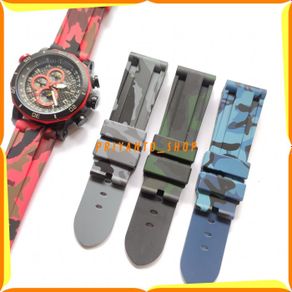 strap tali jam tangan karet rubber silicono exp expedition 24mm camo - abu come