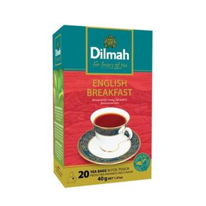 Teh Dilmah English Breakfast (20 x 2gr) | Tag Tbag | Teh Celup | Non-Amplop