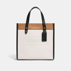 TOTE COACH FIELD IN COLORBLOCK WITH BADGE