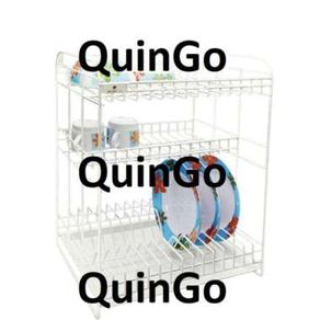 Rak Piring Monaco 3 Susun Dish Drainer Peniris Dapur Gelas Sendok Rack