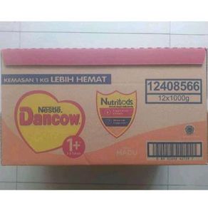 Dancow 1+ 1Kg Madu | sekarton isi 12 pcs