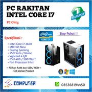 pc komputer gaming rakitan core i7 2600 vga 4 gb - 16 gb (8+8) ssd 120+hdd 1tb