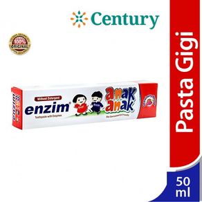 enzim Toothpaste anak anak (Merah) 50 ml / Pasta Gigi Anak / odol / Bau Mulut / sariawan