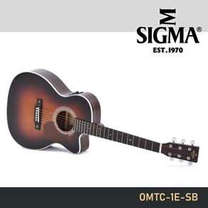 Sigma OMTC-1E-SB Acoustic Electric Guitar With Gigbag
