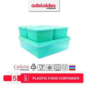 Calista Oedo Persegi Kotak Makan - Tosca [5 pcs]