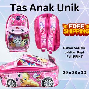BGC Tas Ransel Sekolah Anak TK Tas Mobil On The Road My Little Pony - Pink OTR PONY