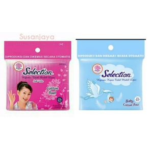 Selection Cotton Bud isi 100 Refill / baby