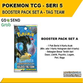 Pokemon TCG Indonesia - Seri S5 A & B Booster Pack Koleksi Tag Team ac3a ac3b