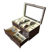 TERMURAH - Box Jam Tangan isi 12 Mix Perhiasan / Kotak Tempat Jam