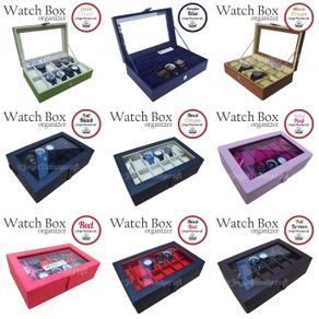 good quality watch box / kotak jam tangan isi 12