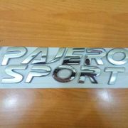 EMBLEM KAP MESIN PAJERO SPORT / LOGO KAP MESIN PAJERO SPORT