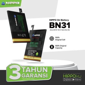 Baterai Hippo BN31 Xiaomi Redmi Mi 5X MiA1 Redmi note 5A 3080 mAh Premium Cell Quality original