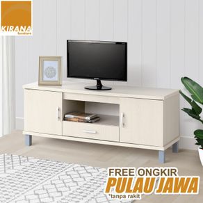 sale kirana rak tv audio meja tv buffet tv bf 827 wo white oak