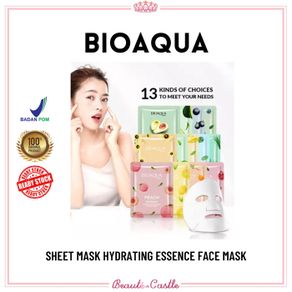 bioaqua sheet mask hydrating essence face mask brightening - kiwi