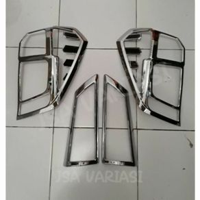 paket garnish depan belakang calya sigra 2016 2018 chrome emboss