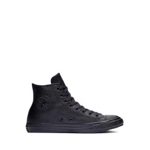 CONVERSE CHUCK TAYLOR ALL STAR Hi Unisex Sneakers - LEATHER - BLACK MONO