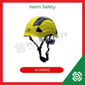 helm safety climbing leopard - kuning