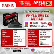SET TOP BOX MATRIX DVB-T2 APPLE HD - DIGITAL RECEIVER TV ( MERAH )