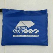 flysheet 3x4 waterproof 19 lubang anti air flysit plesit tenda 4x3 3x3 - 2x3