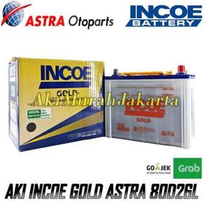Harga Aki Mobil INCOE GOLD ASTRA 80D26L Aki Basah 12V 70Ah