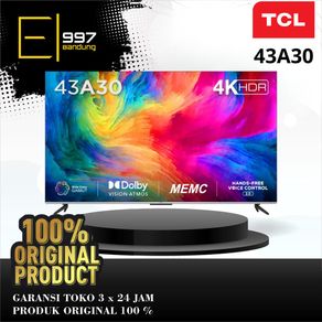 LED TV TCL 43A30  Smart Google TV 43 Inch UHD 4K