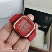 Jam tangan wanita alexandre christie original AC 2811 merah BFRRGRERE jam tangan fashion anti air