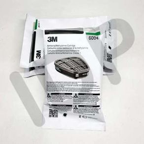 Promo 3M 6004 Cartridge Ammonia Methylamine Respirator Original Best