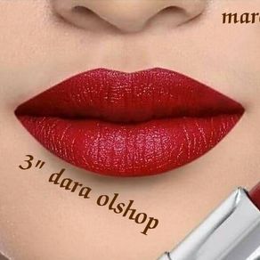 (maroon) lipstik matte revlon/maybelline