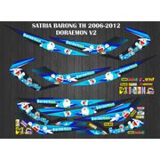 STRIPING STIKER VARIASI SUZUKI SATRIA FU BARONG 2006 - 2012 DORAEMON V2