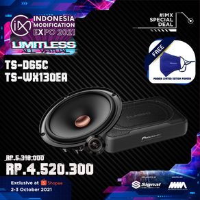 Pioneer IMX Limitless  Speaker TS-D65C dan Subwoofer TS-WX130EA