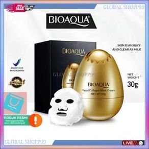 Bpom Bioaqua Yeast Collagen Mask Cream 30G Masker Face Mask Masker -