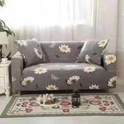 cover sarung sofa polos stretch elastis 1 2 3 seater dudukan - sunny 3 seater