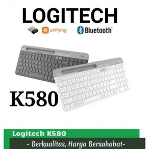 logitech k580 ultra thin multi device wireless bluetooth keyboard