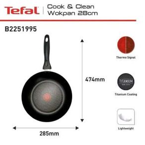 Tefal Cook Clean Wokpan 28cm