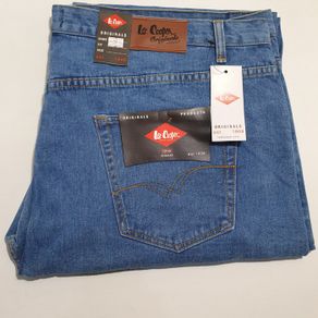 jeans jumbo lee cooper (40 42 44 46 47 50) - biru muda 40