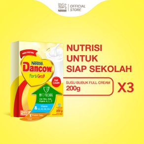 DANCOW Fortigro Susu Bubuk Susu Anak Full Cream 200g x 3
