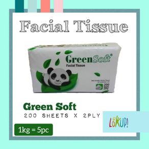 facial tissue / tisu wajah 250's tessa - greensoft-200