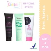 azrina 2x super charcoal mud mask acne clay