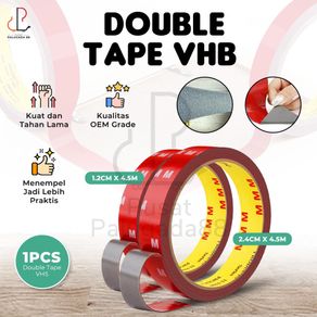 3M VHB Tape Double Tape 12mm x 4.5m 24mm x 4.5m Double Tape Automotive 4900 Double Tape Busa Perekat Foam Lengket ORI