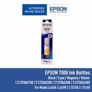 Tinta Botol Epson T008 008 L15150 L15160 L15180 L6550 L6580 PIGMENT ORIGINAL