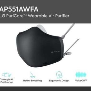 LG AP551AWFA PuriCare Mask Wearable Air Purifier 2nd Gen Garansi Resmi