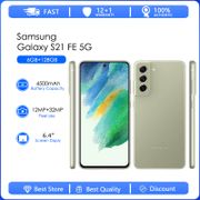 Samsung Galaxy S21 FE 5G G990B G990U Ponsel Pintar Asli 6.4 "32MP 6G RAM 128GB ROM 4500MAh Baterai Sidik Jari