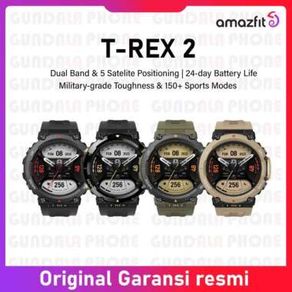 Amazfit T-Rex 2 Smartwatch - Garansi resmi