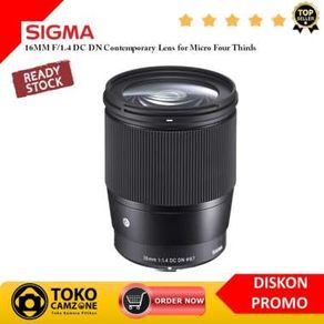 Tokocamzone - Sigma 16mm f/1.4 DC DN Contemporary Lens for Micro Four Thirds