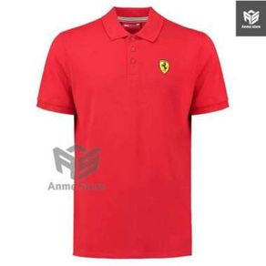 Kaos Kerah Polo Shirt Ferrari Popular
