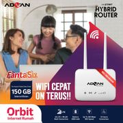 Advan Cpe Start Modem Unlocked 4G Wifi Always ON - Telkomsel Orbit 50gb