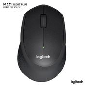 Logitech M331 Mouse Wireless Silent Click - Black